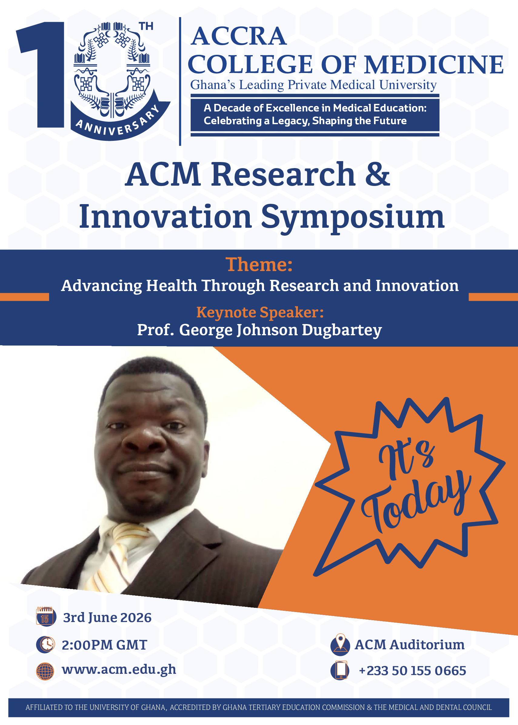 ACM Research & Innovation Symposium - Accra College of Medicine